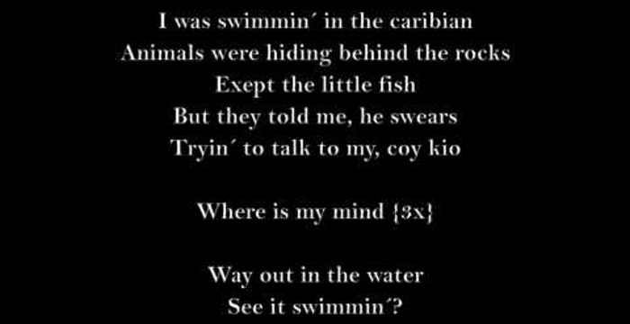 Where Is My Mind - Pixies | Soundslice