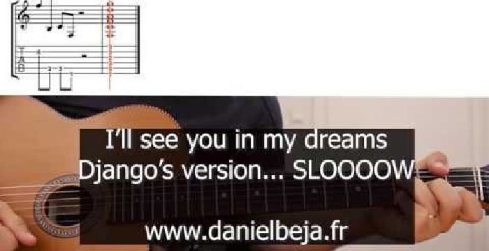 Django Reinhardt I'll See You In My Dreams Chords I'll see you in my dreams - Django Reinhardt Version - guitarsession